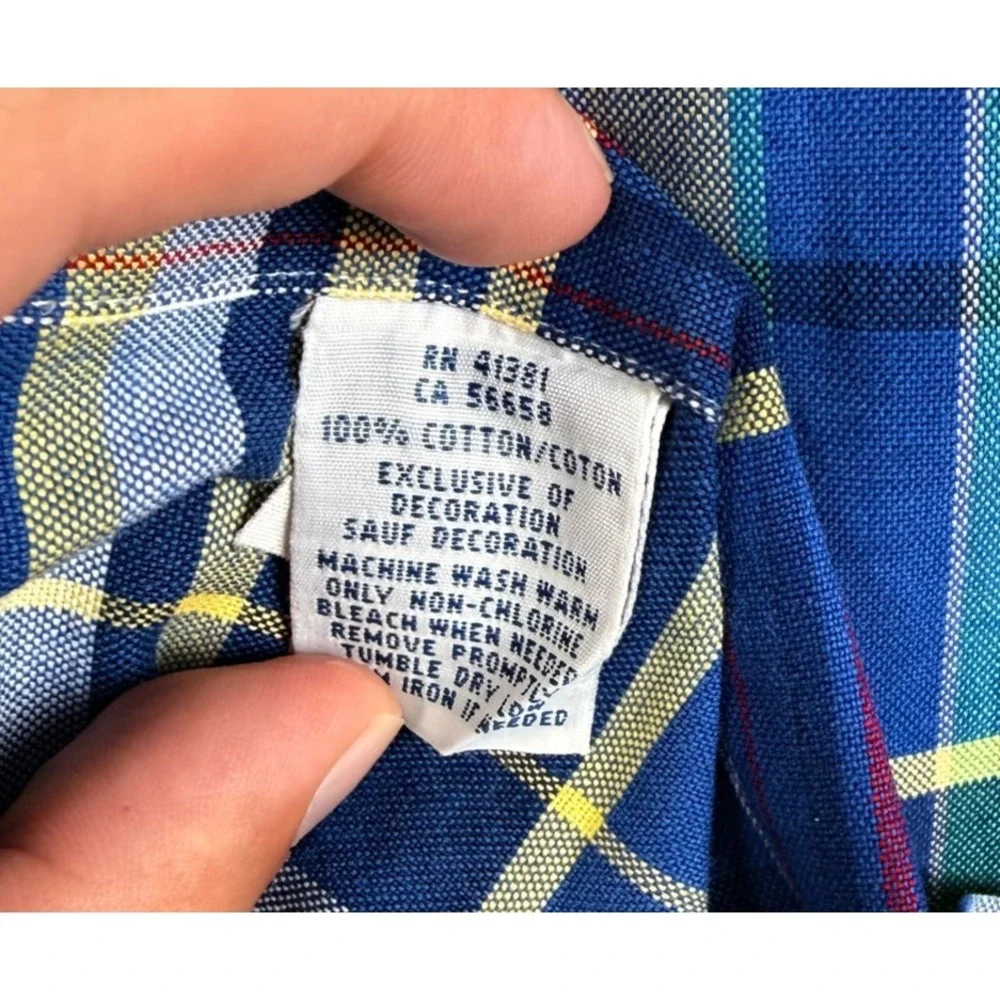 Polo Ralph Lauren Classic Fit Plaid Cotton Short Sleeve Button Down Shirt 2XLT